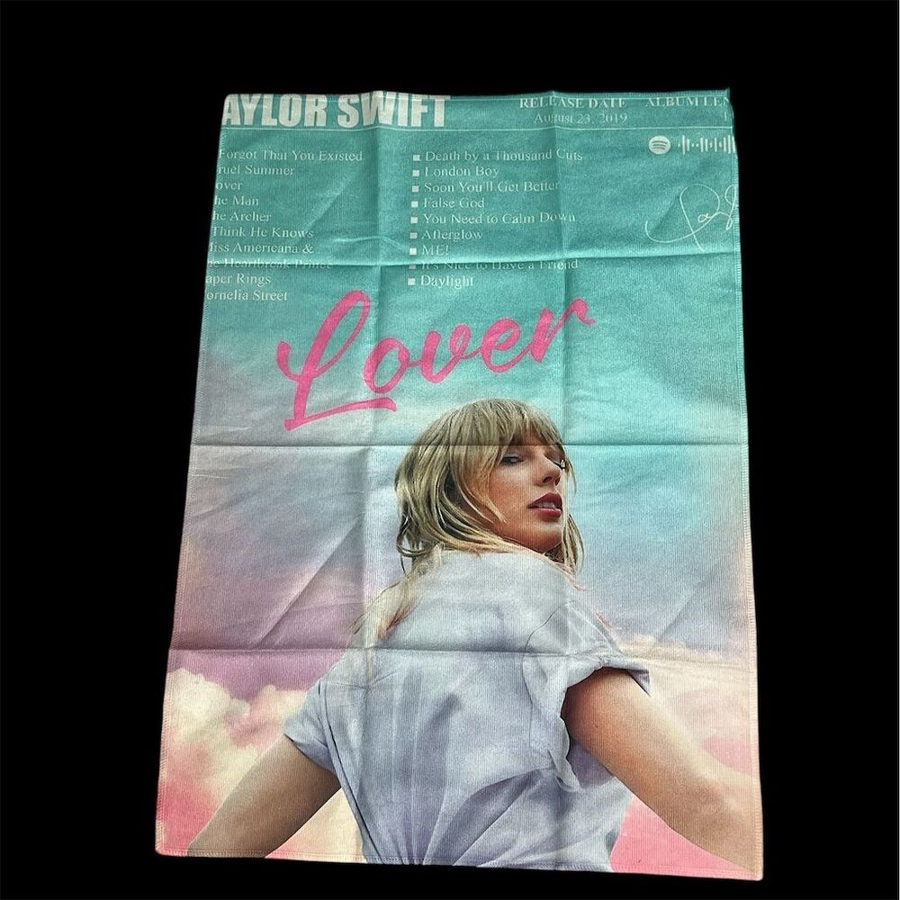Taylor Swift "Lover" Album Cover Tapestry Wall Hanging 20”x 28”